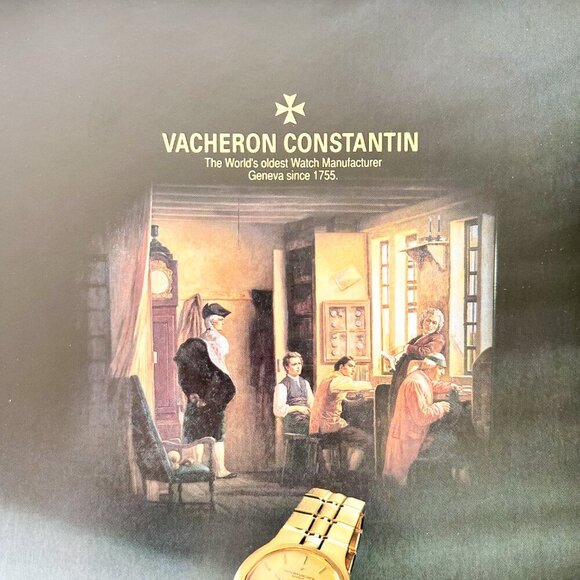 Vintage Vacheron Constantin Watch Ad Print – Retro Swiss Luxury Decor - Picture 3 of 7